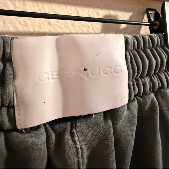 Cernucci Grey Wide Leg Sweatpants Streetwear Joggers Medium - Picture 5 of 11